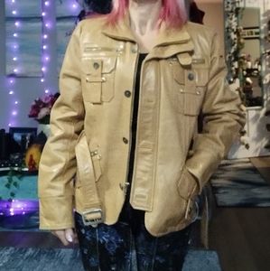 NWT WARM Genuine leather jacket